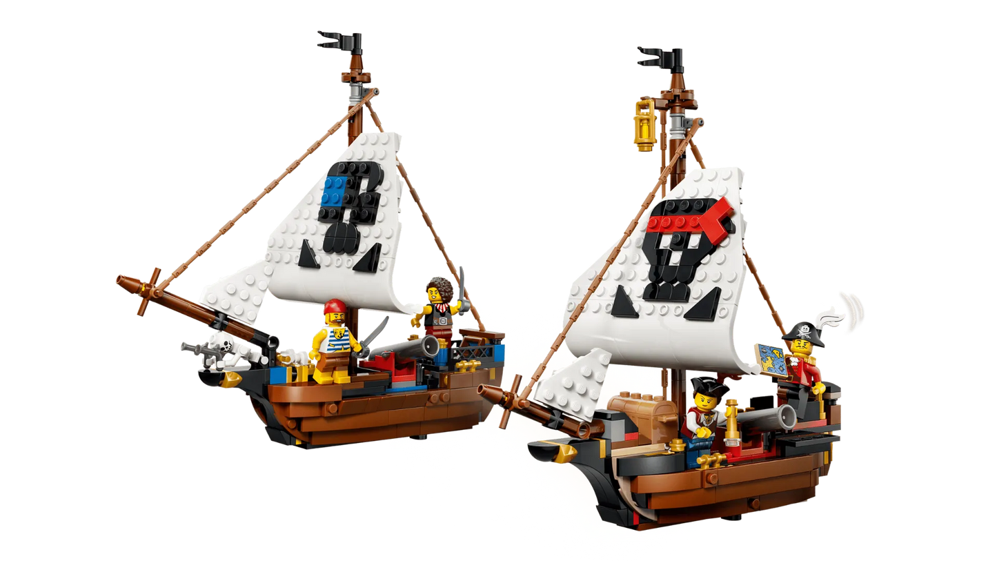 Iconic Pirate Ship 31387, Lego Creator 3-in-1