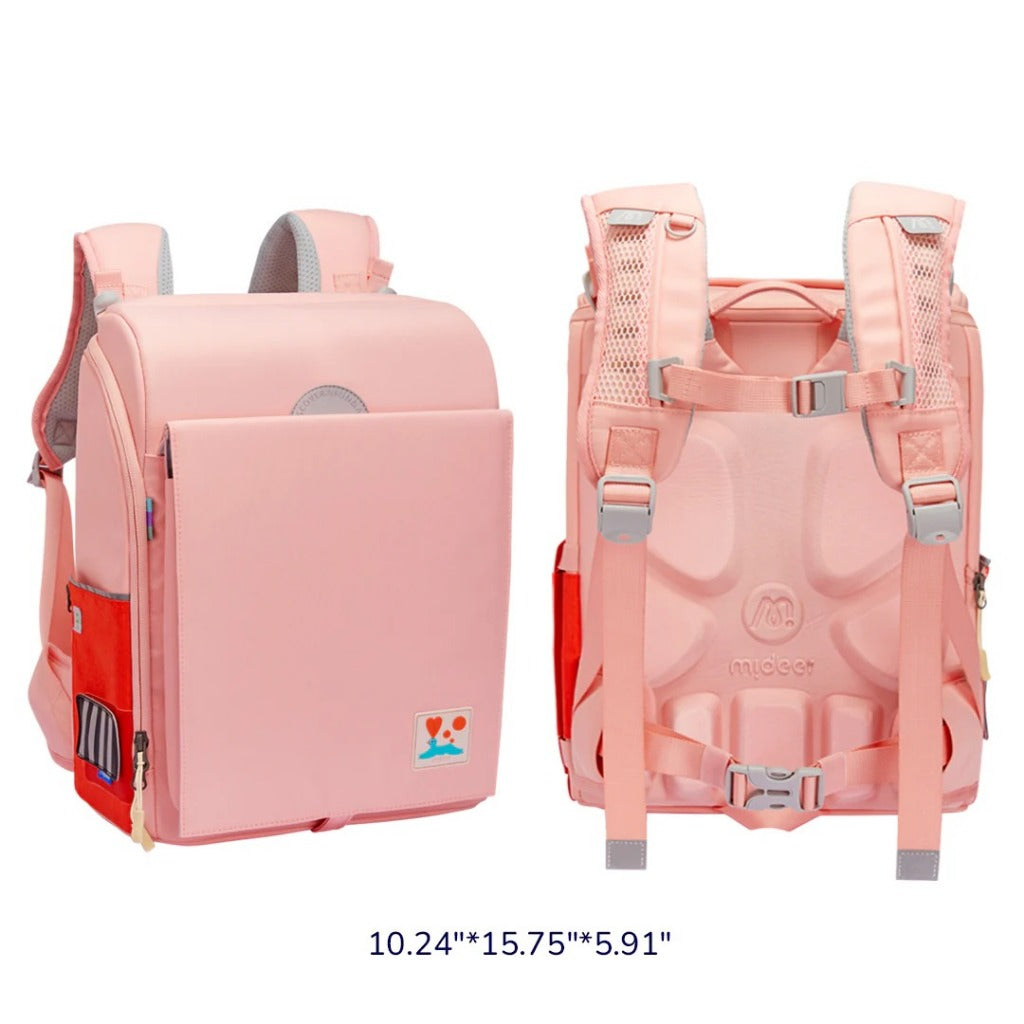 Purple 3D Waist-Relief Backpack for Kids 6+