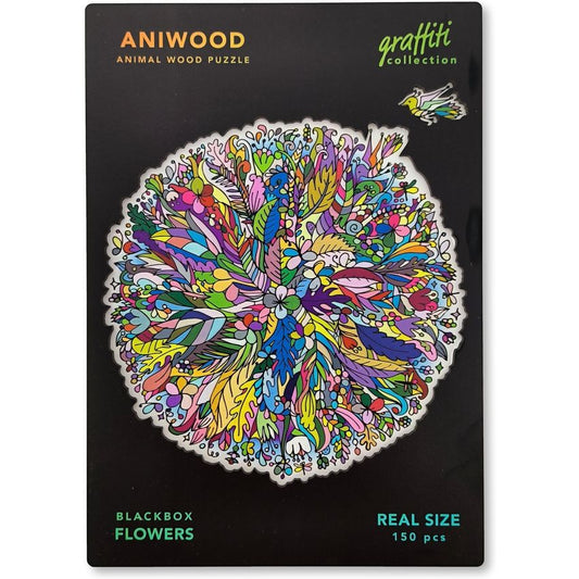 Aniwood Puzzle Graffiti Flower M
