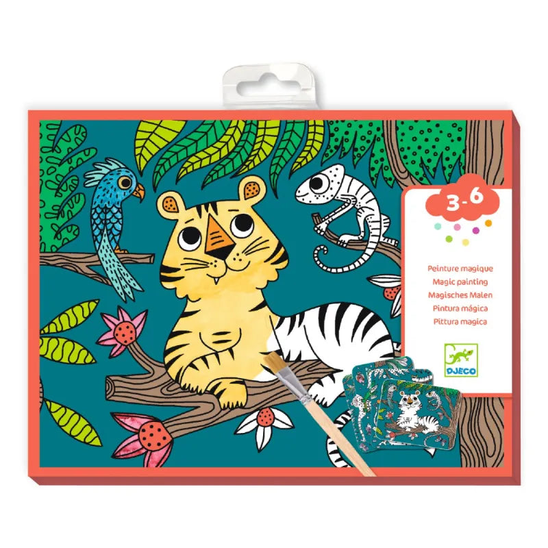 In The Jungle, Magic Reveal Paint Set For Kids 3+