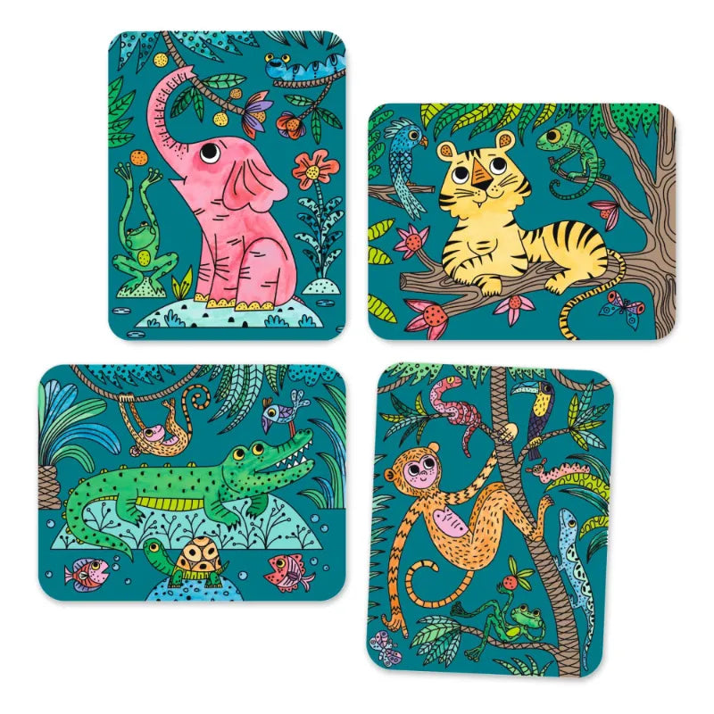 In The Jungle, Magic Reveal Paint Set For Kids 3+