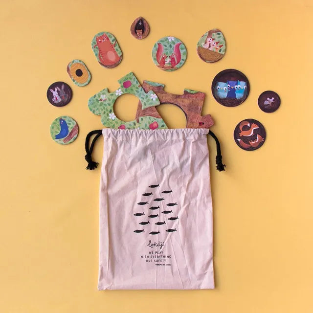 Insert and Reversible First Puzzle: My Little Apple Tree 20 pcs, LONDJI