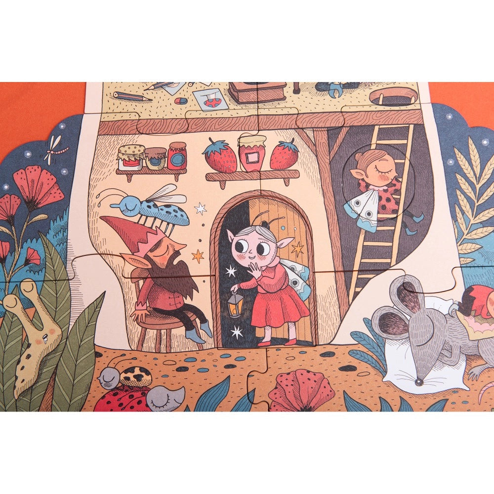 Insert and Reversible First Puzzle: Sweet Dreams 18 pcs, LONDJI