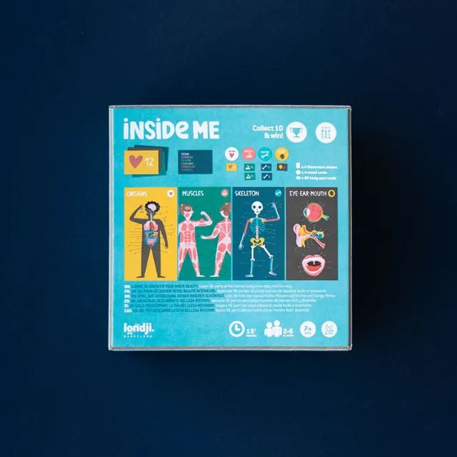 Inside Me, Human Body Board Game for Kids 7+, 96 Parts to Discover