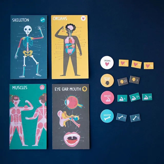 Inside Me, Human Body Board Game for Kids 7+, 96 Parts to Discover