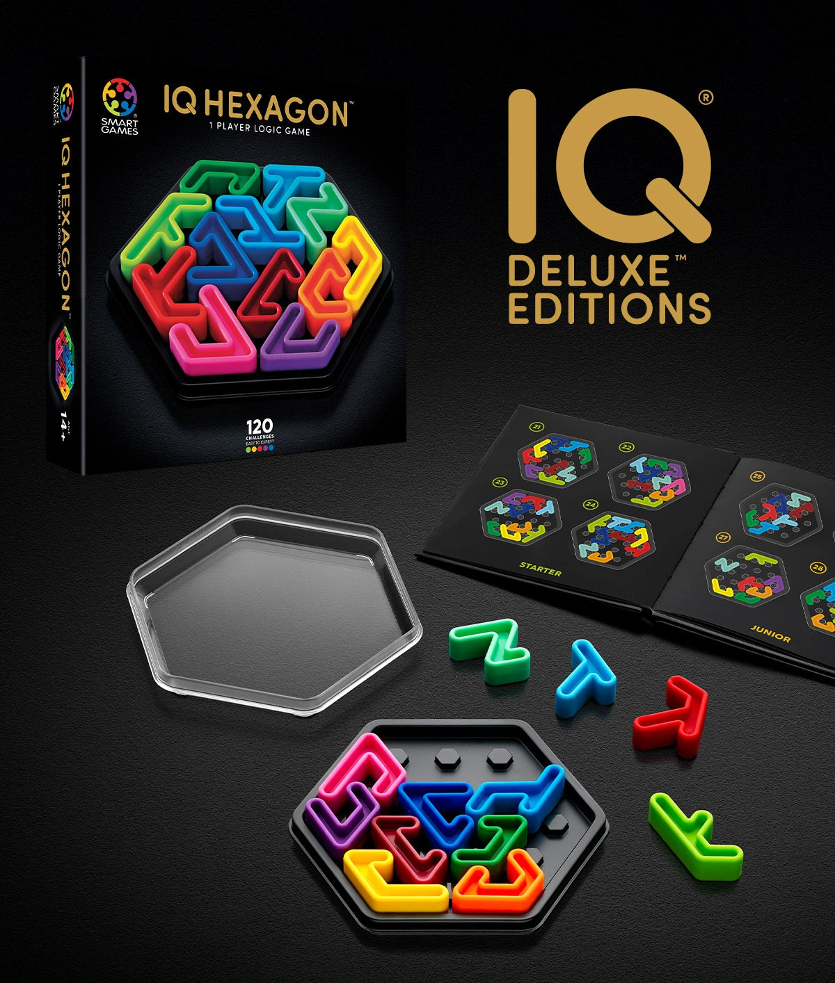 IQ Deluxe logic game: Hexagon, SMARTGAMES