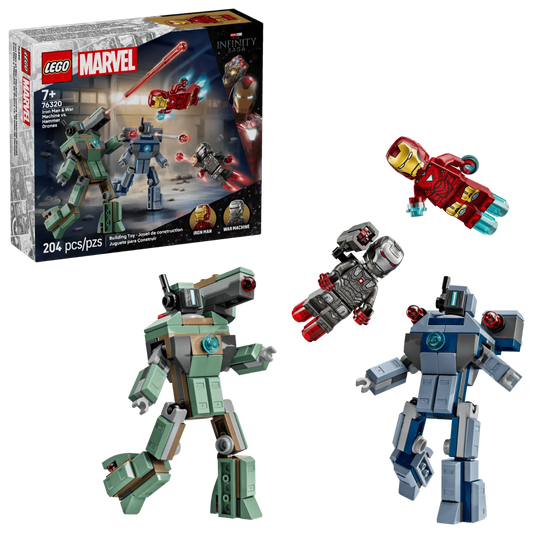 Iron Man & War Machine vs. Hammer Drones, Lego Marvel 76320