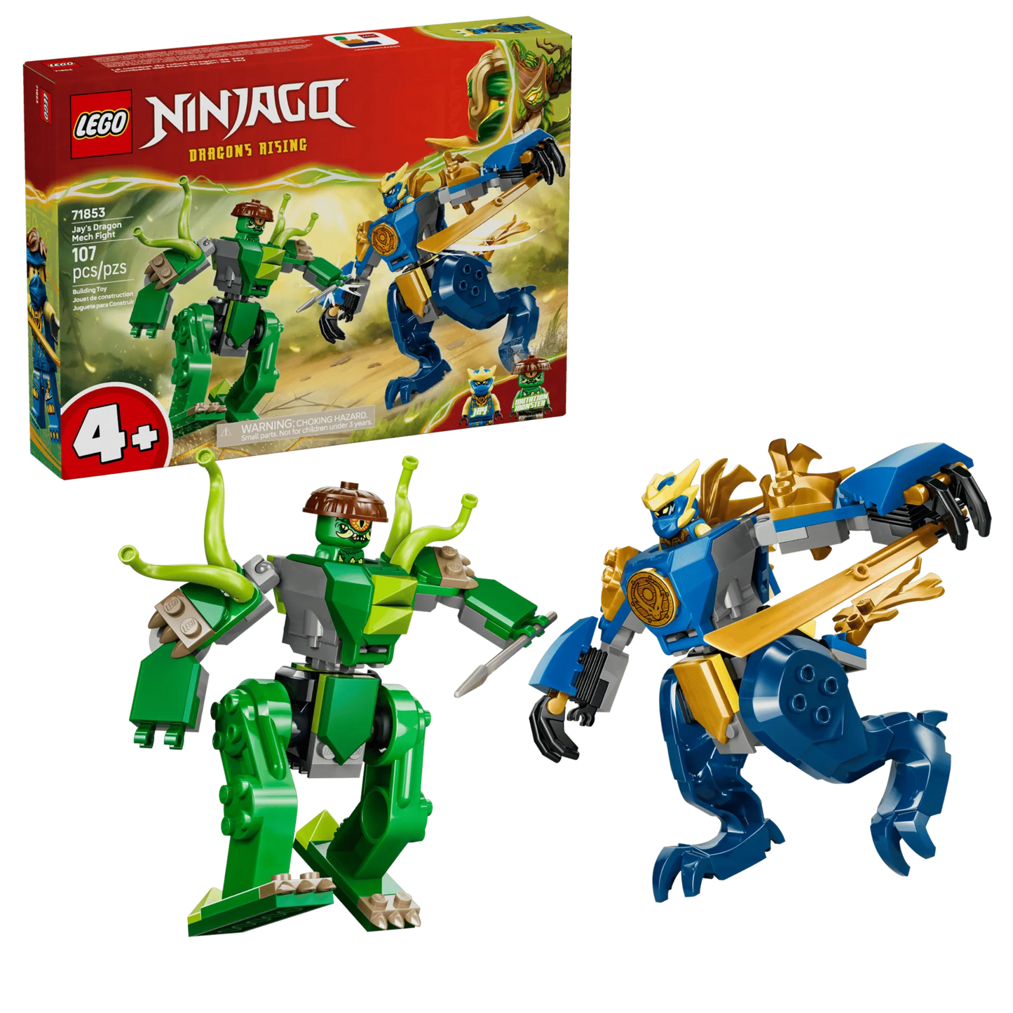 Jay's Dragon Mech Fight 71853, Lego NINJAGO