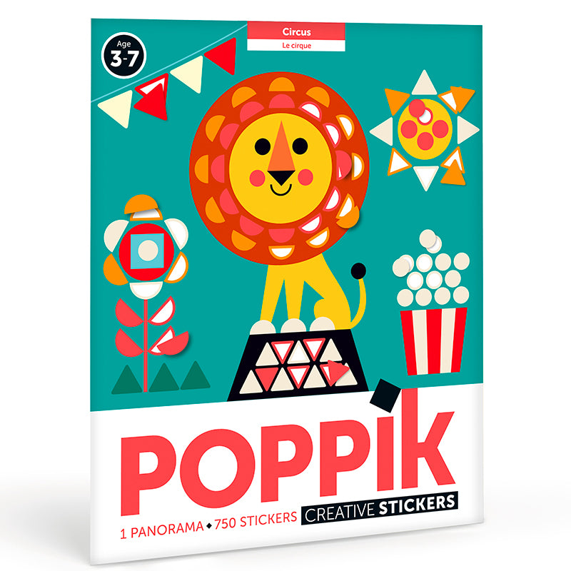 CREATIVE POSTER + 750 STICKERS CIRCUS
