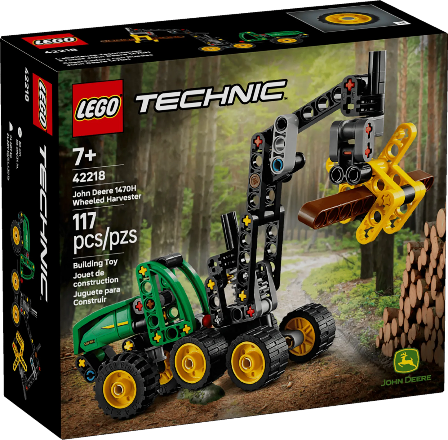 John Deere 1470H Wheeled Harvester 42218, Lego Technic