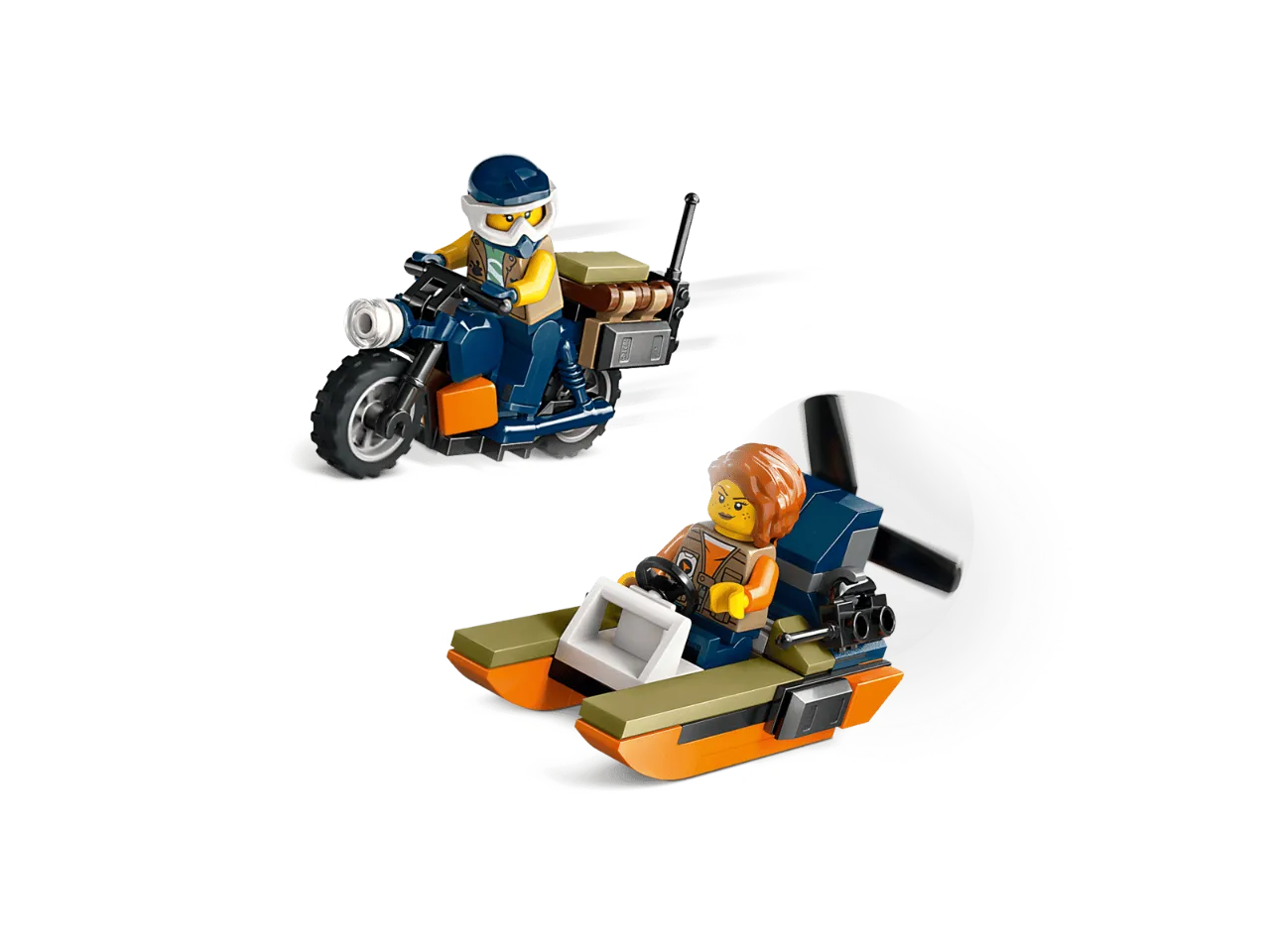 Jungle Explorer Helicopter at Base Camp, Lego City 60437