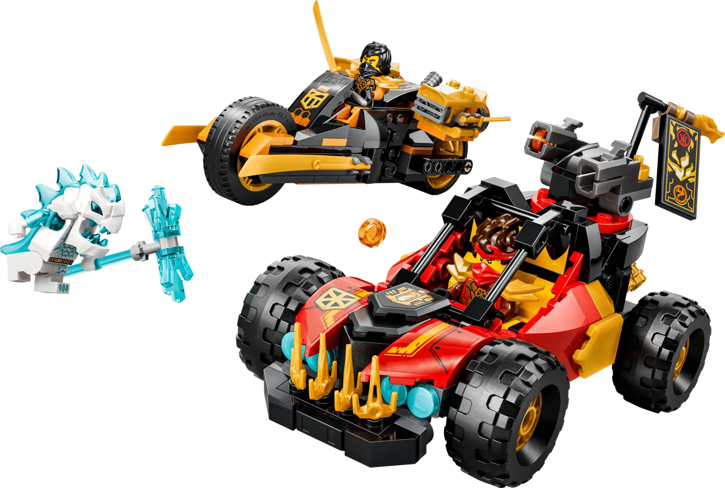 Kai and Coles Combiner Vehicles 71864, Lego NINJAGO