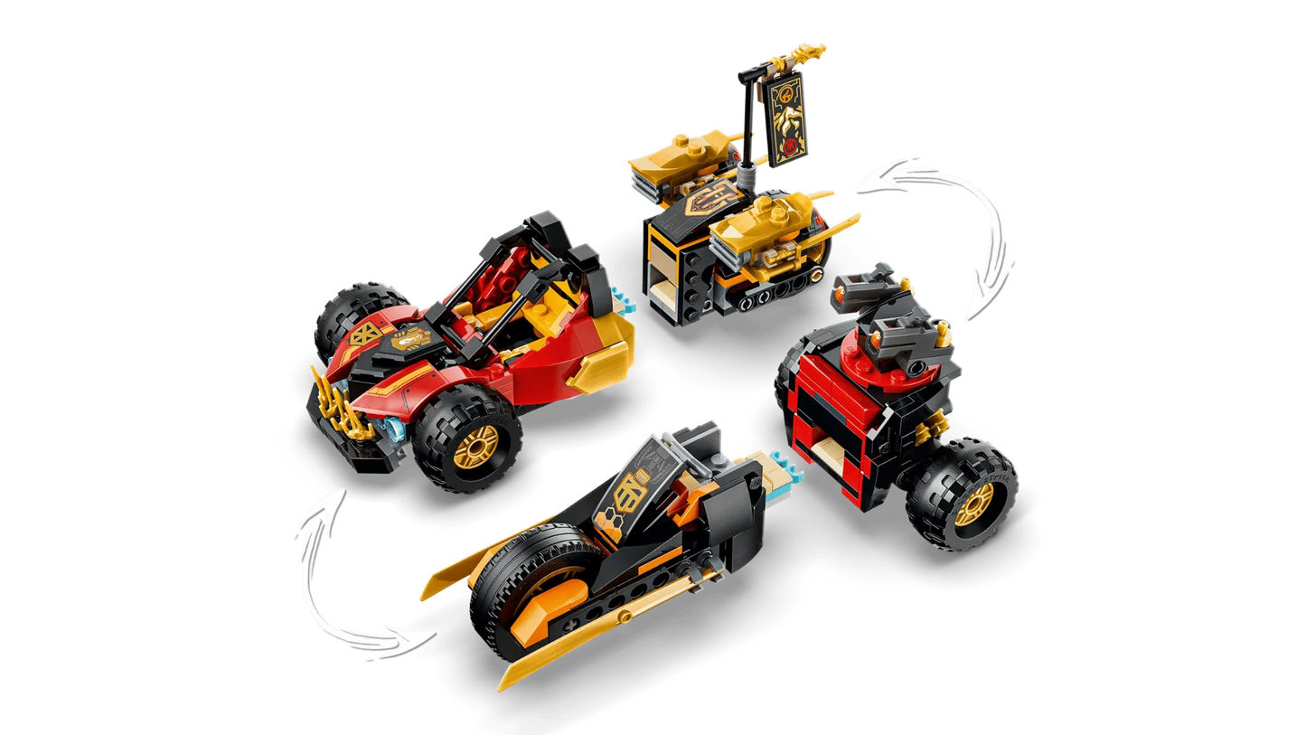 Kai and Coles Combiner Vehicles 71864, Lego NINJAGO