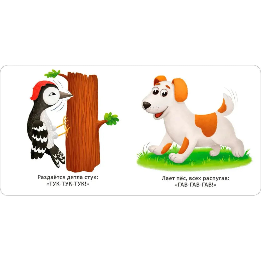 Книжки-картонки: Звукоподражалки, Робинс