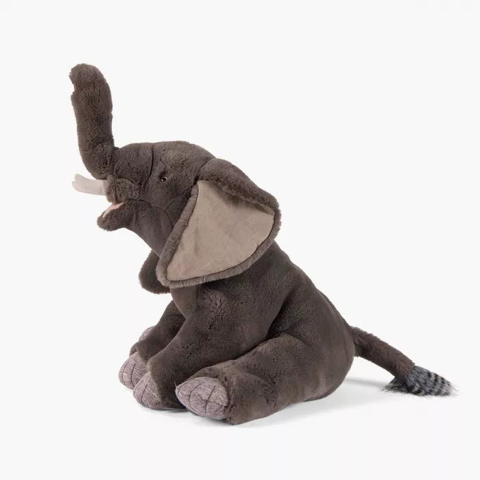 Large plush elephant: Tout autour du monde, Moulin Roty