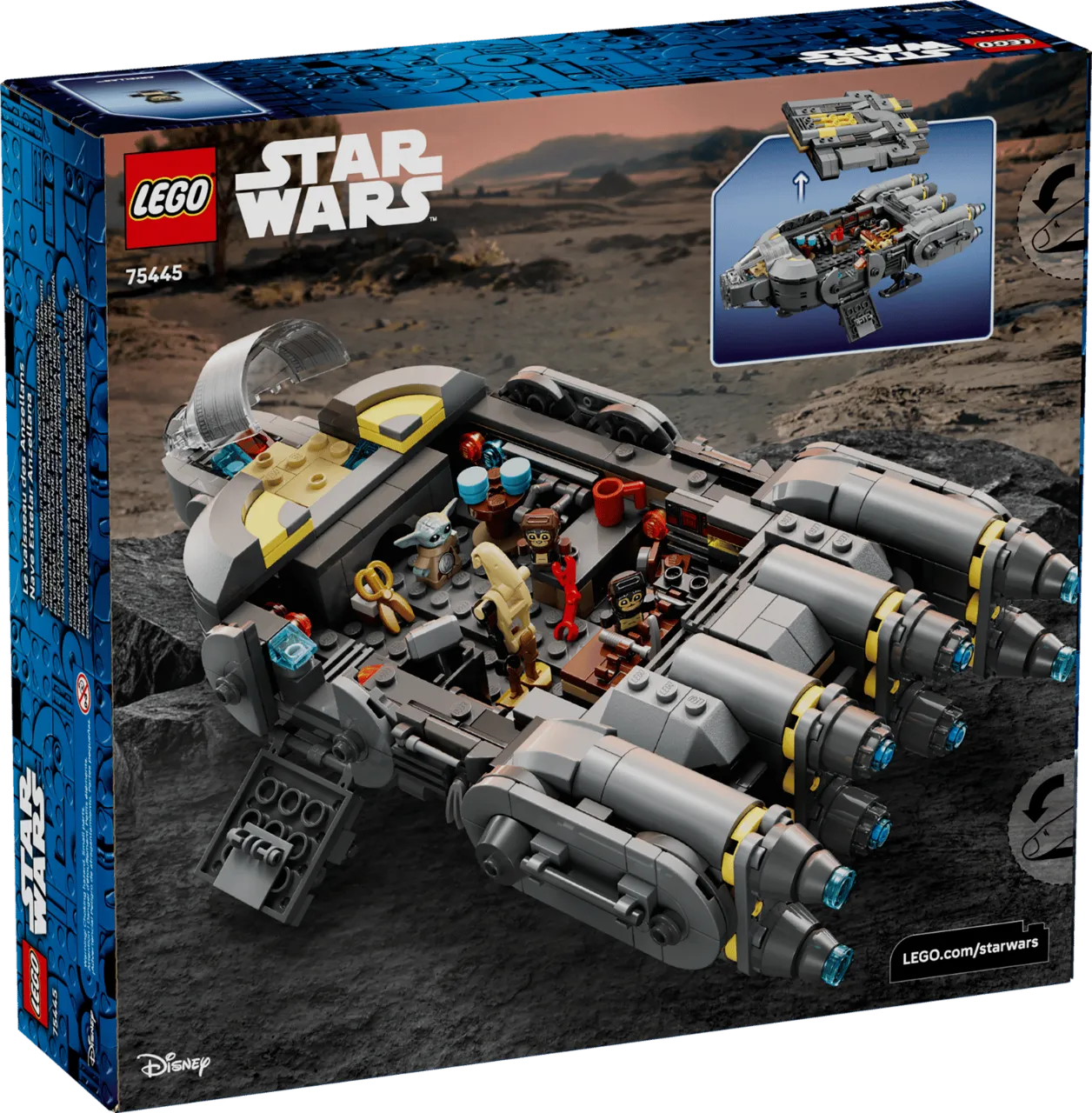 Anzellan Starship, Lego Star Wars Collection 701 Pieces, 75445