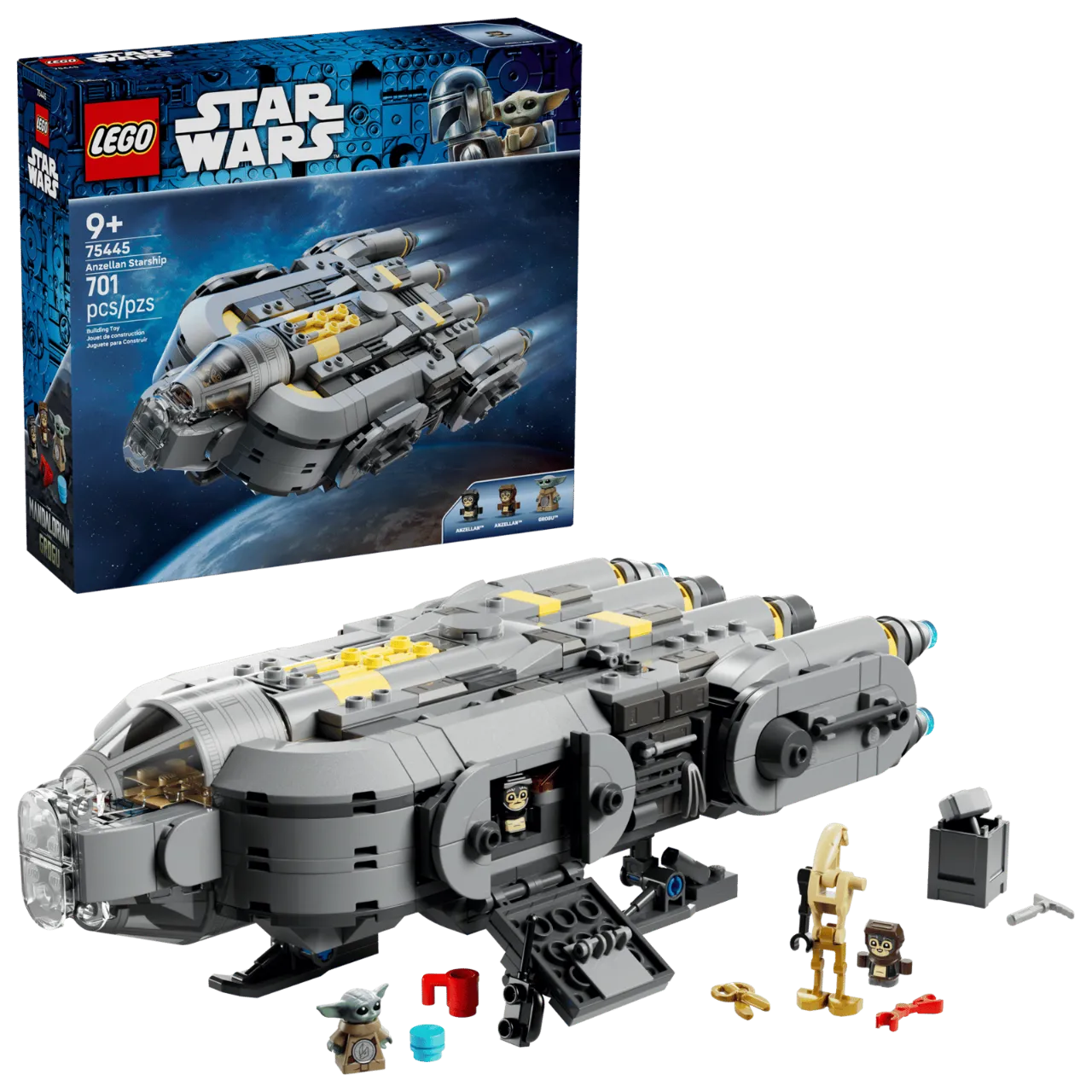 Anzellan Starship, Lego Star Wars Collection 701 Pieces, 75445