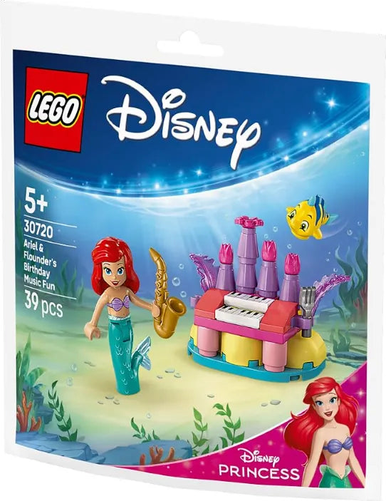 Ariel & Flounder's Birthday Music Fun, Lego, For Kids 5+, 30720