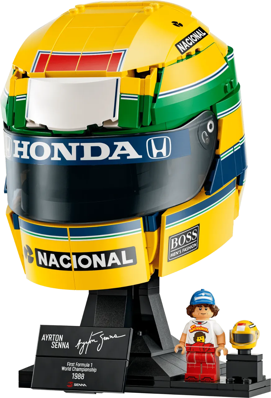 Ayrton Senna Helmet, Lego Editions Collection 931 Pieces, 43024