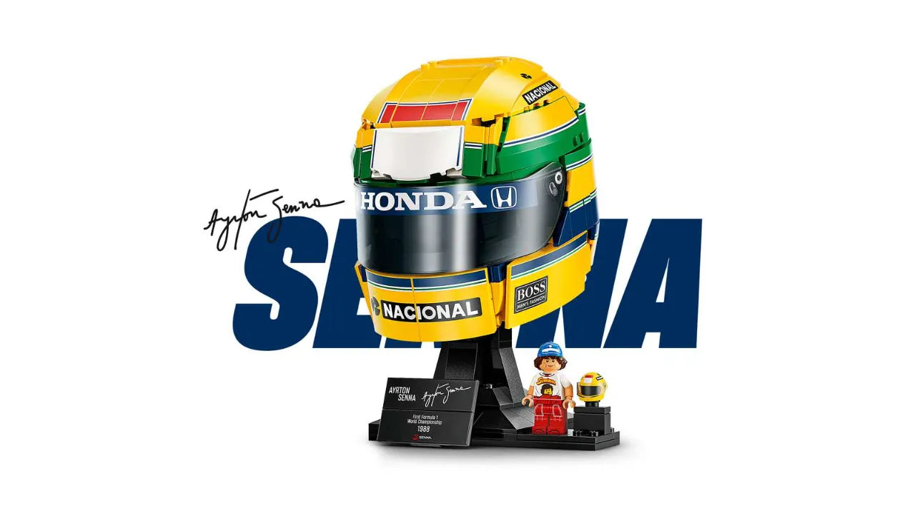 Ayrton Senna Helmet, Lego Editions Collection 931 Pieces, 43024