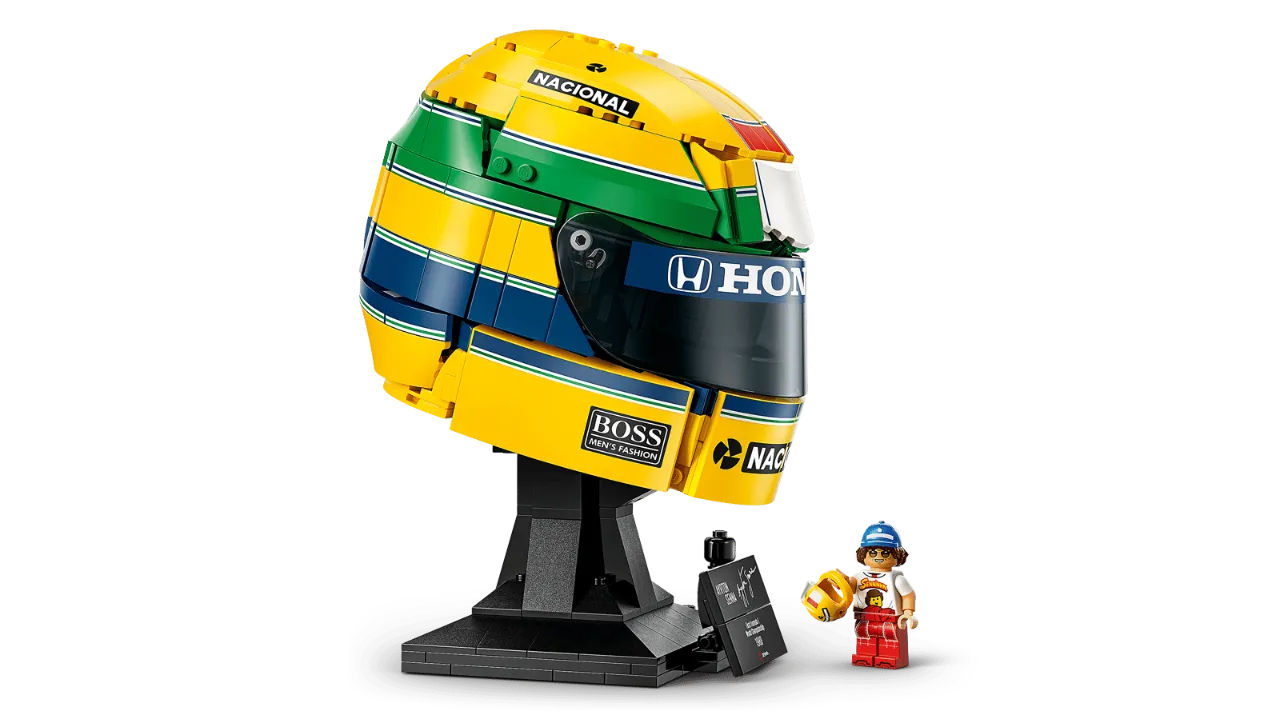 Ayrton Senna Helmet, Lego Editions Collection 931 Pieces, 43024