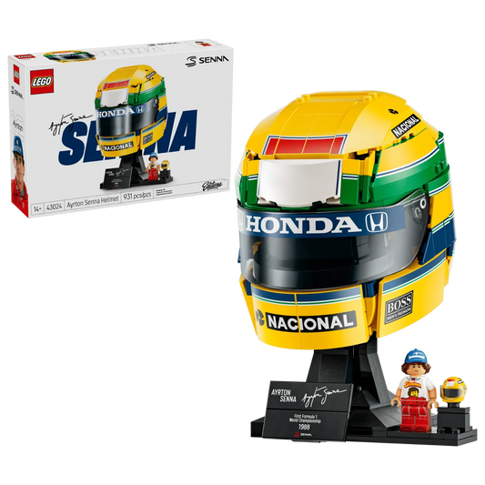 Ayrton Senna Helmet, Lego Editions Collection 931 Pieces, 43024