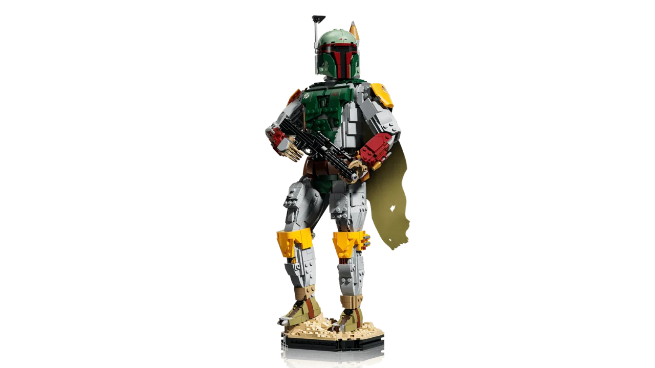 Boba Fett Helmet/Bust Display Model, Lego Star Wars Collection 1544 Pieces, 75455