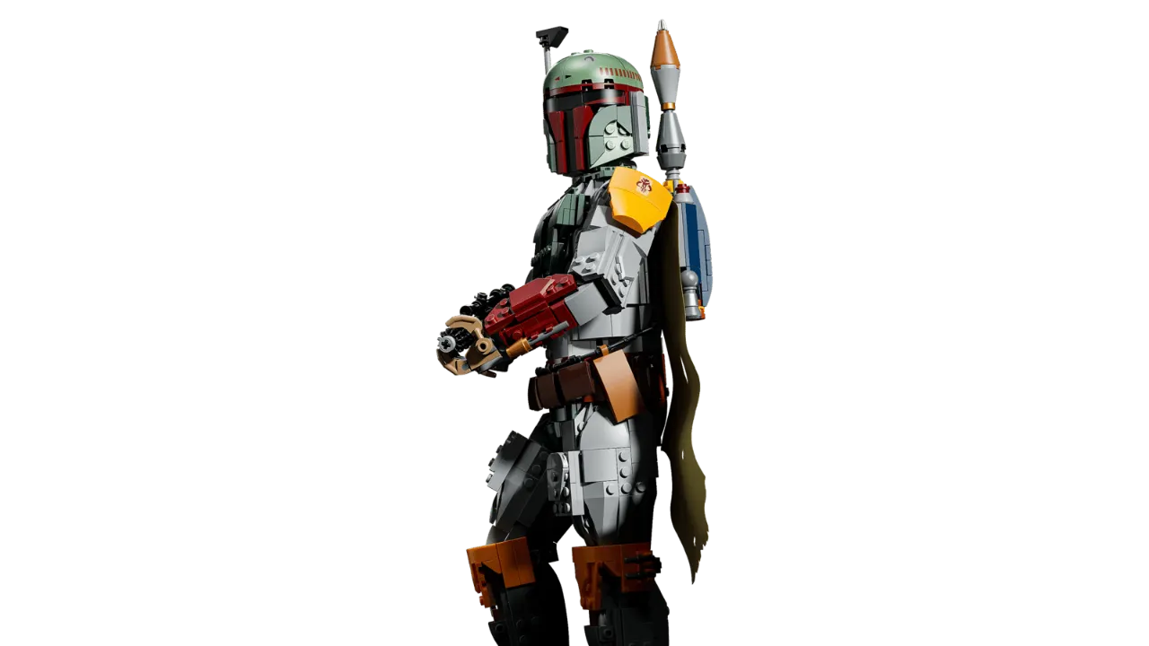Boba Fett Helmet/Bust Display Model, Lego Star Wars Collection 1544 Pieces, 75455