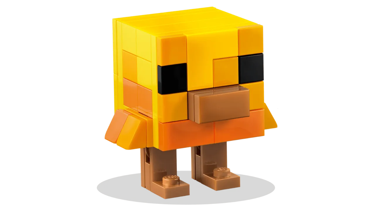 Chicken Jockey, Lego Minecraft Collection 344 Pieces, 21582