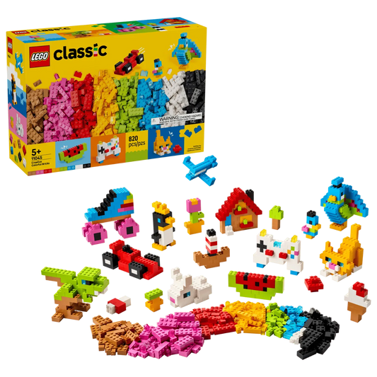 Creative Colorful Bricks For Kids 5+, Lego Classic Collection 820 Pieces, 11045