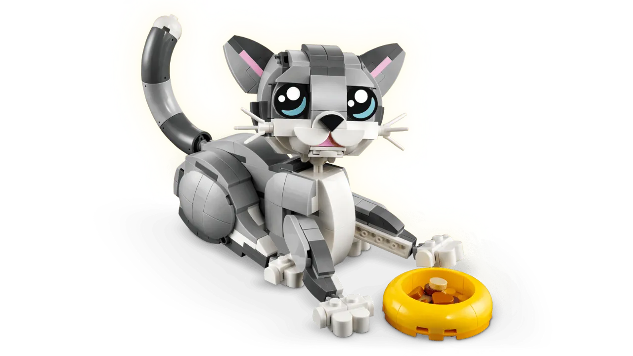 Playful Cat, Lego Creator 3-in-1 31163