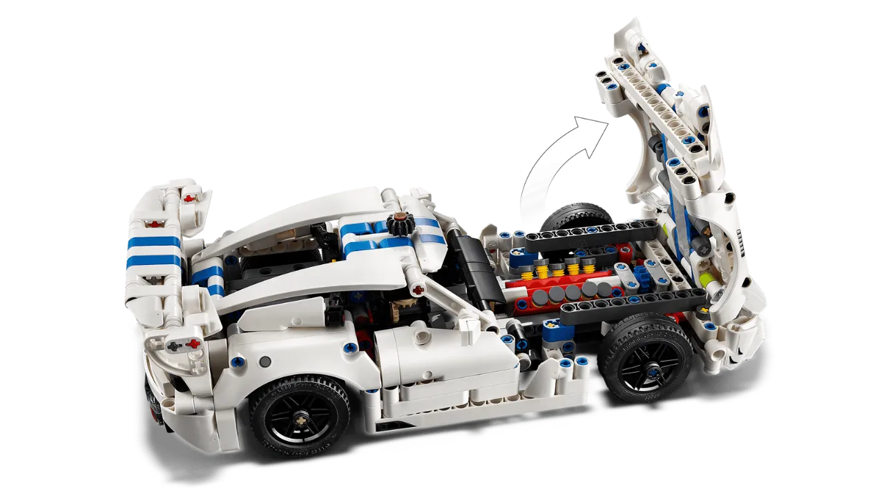 Dodge Viper GTS-R Sports Car, Lego Technic Collection 805 Pieces, 42234
