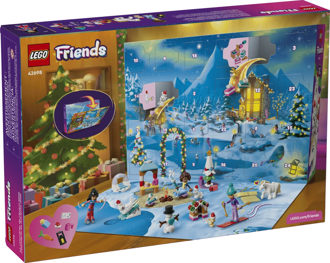 Friends Advent Calendar 2026, Lego Friends Collection 211 Pieces, 42698