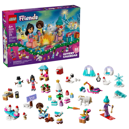 Friends Advent Calendar 2026, Lego Friends Collection 211 Pieces, 42698