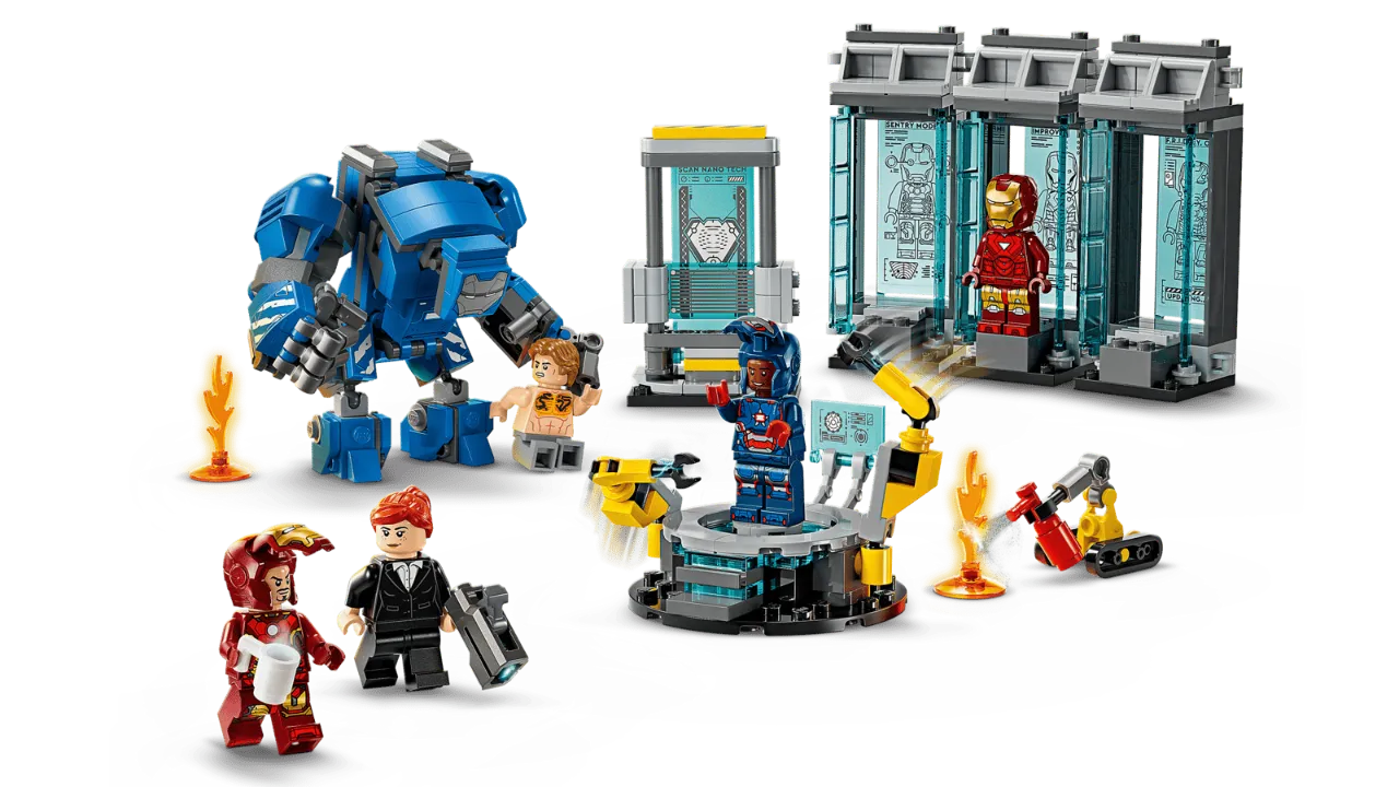 Iron Man's Laboratory: Hall of Armor, Lego Marvel 76315