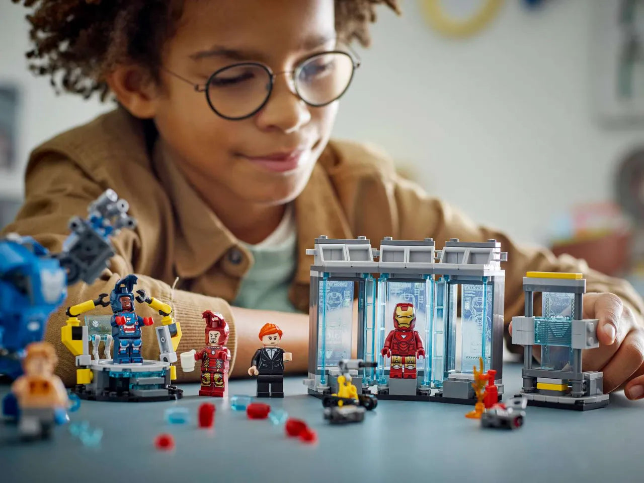 Iron Man's Laboratory: Hall of Armor, Lego Marvel 76315