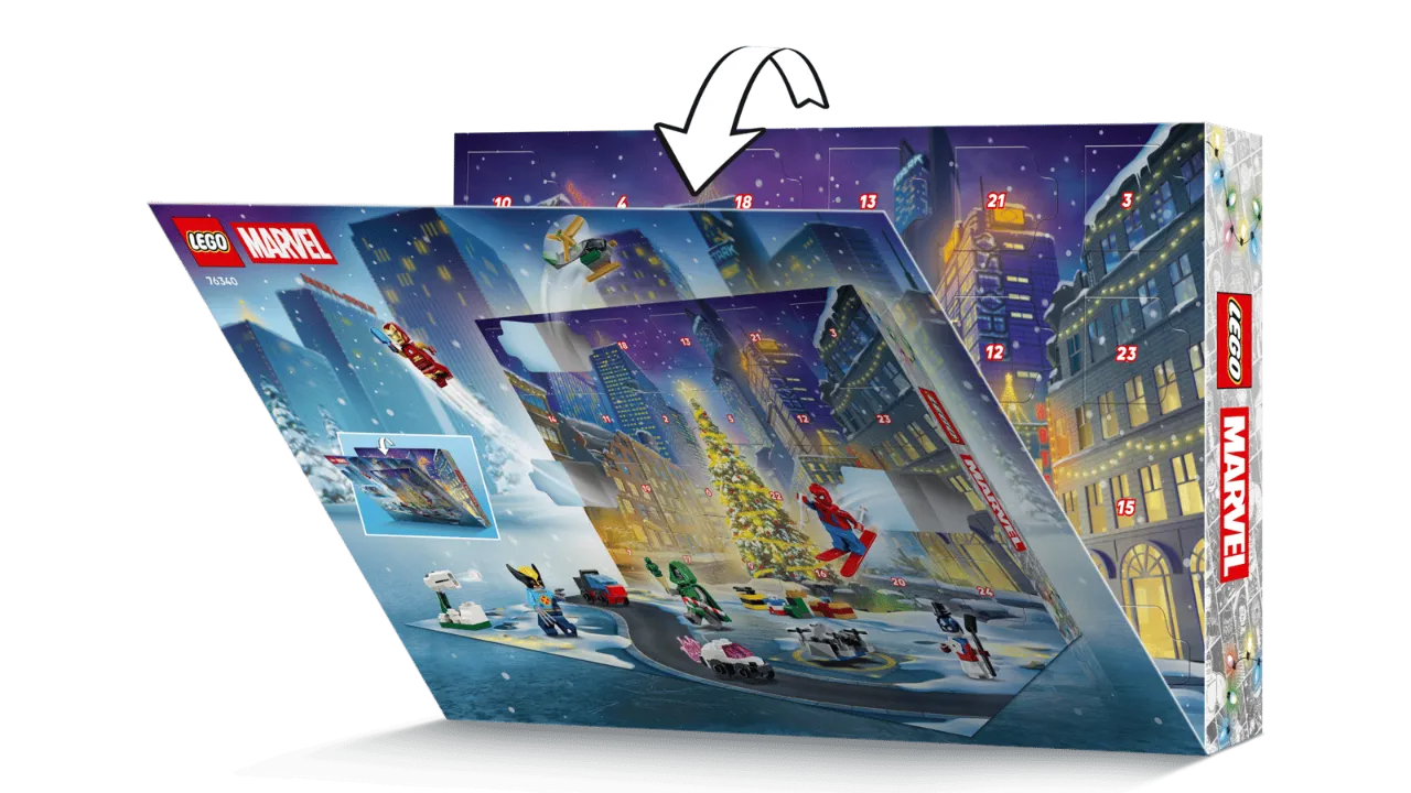 Marvel Advent Calendar 2026, Lego Marvel Collection 317 Pieces, 76340