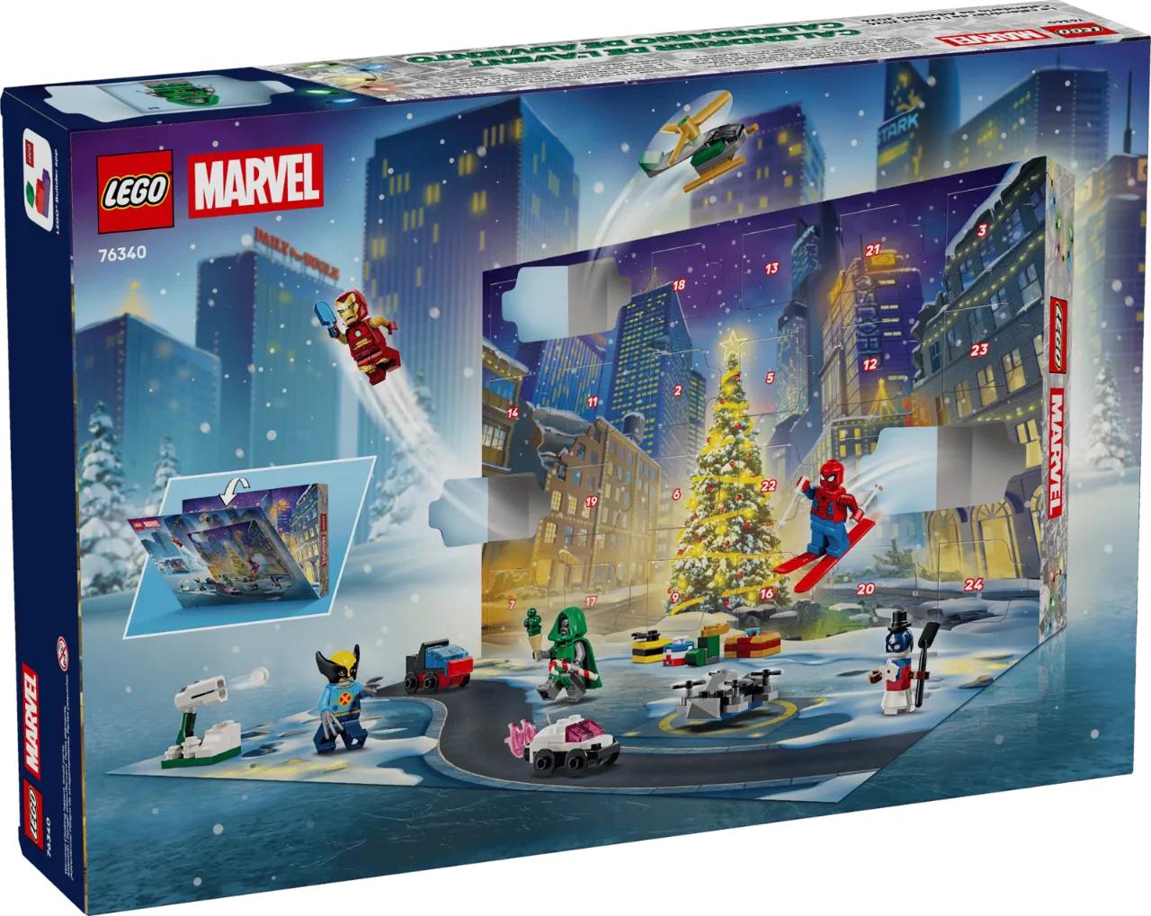 Marvel Advent Calendar 2026, Lego Marvel Collection 317 Pieces, 76340