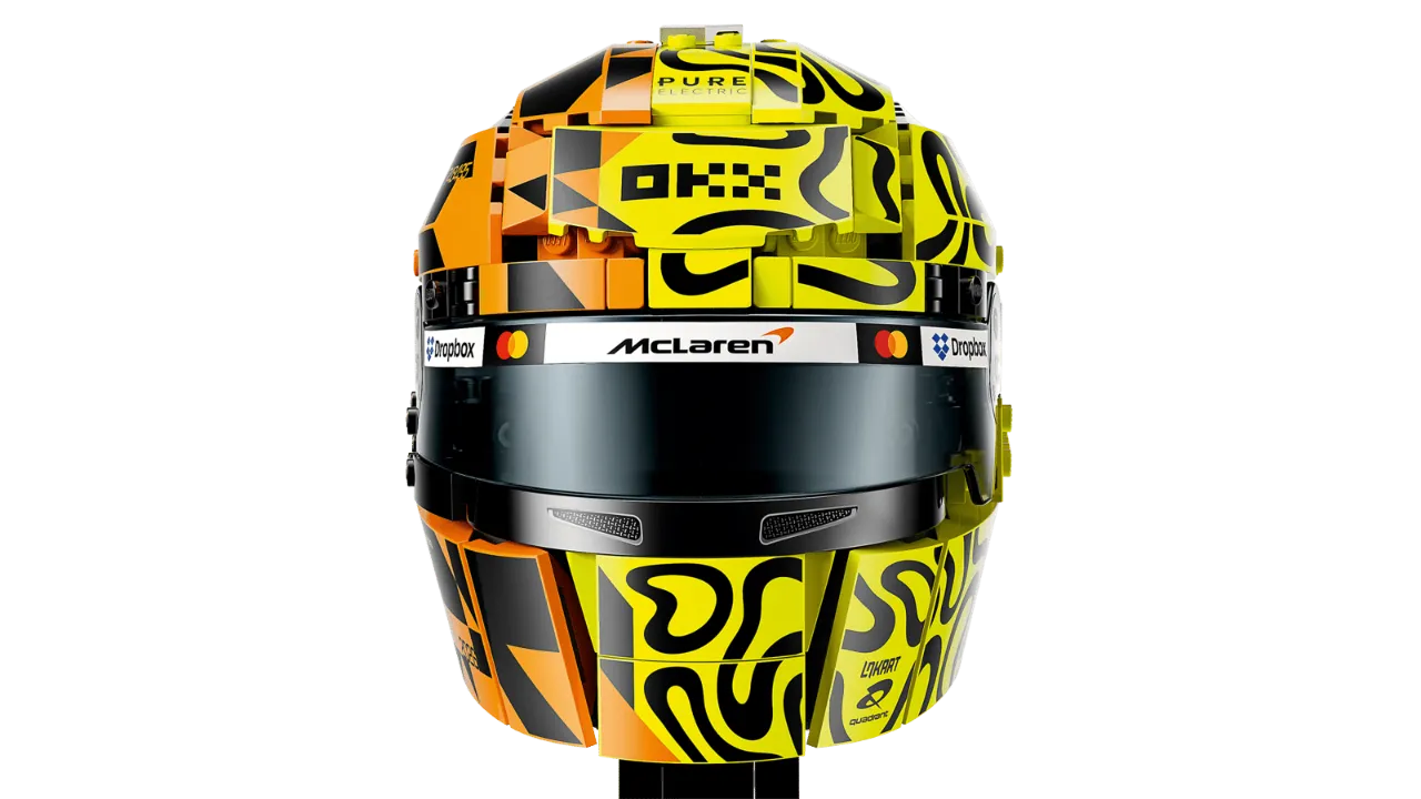 McLaren Mastercard F1 Team Lando Norris Helmet, Lego Editions Collection 793 Pieces, 43023