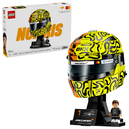 McLaren Mastercard F1 Team Lando Norris Helmet, Lego Editions Collection 793 Pieces, 43023