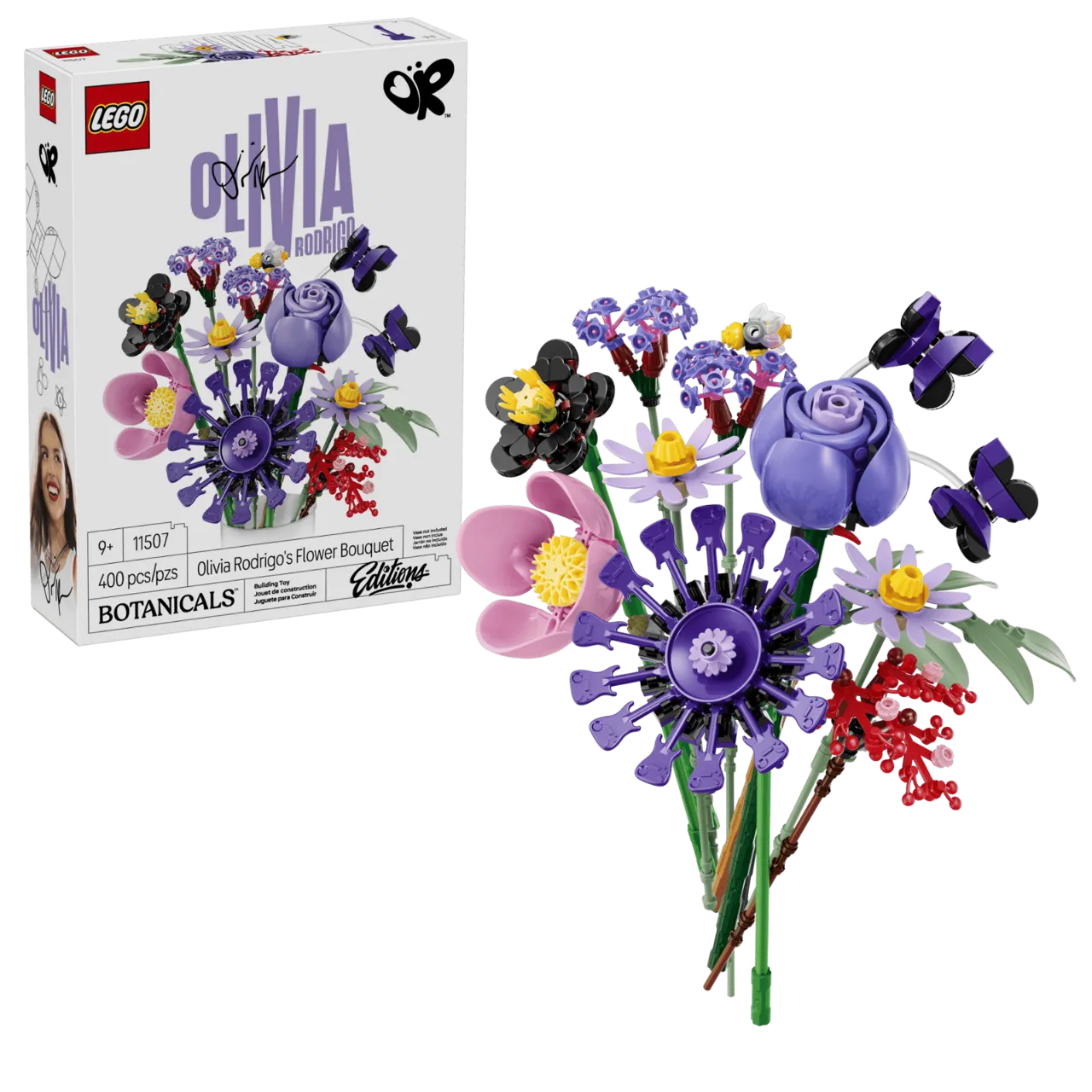 Olivia Rodrigo's Flower Bouquet, Lego Botanicals Collection, 11507