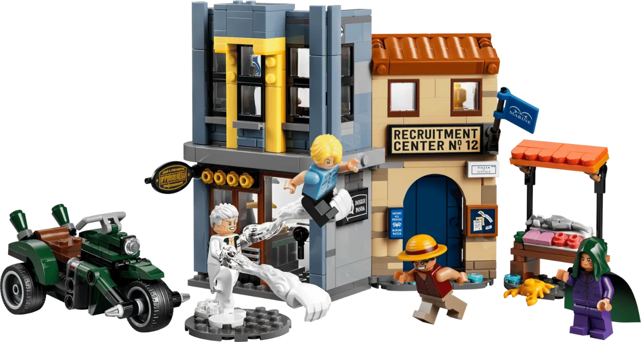 Showdown with Captain Smoker, Lego One Piece Collection 547 Pieces, 75642