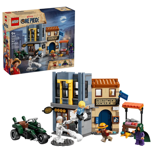 Showdown with Captain Smoker, Lego One Piece Collection 547 Pieces, 75642