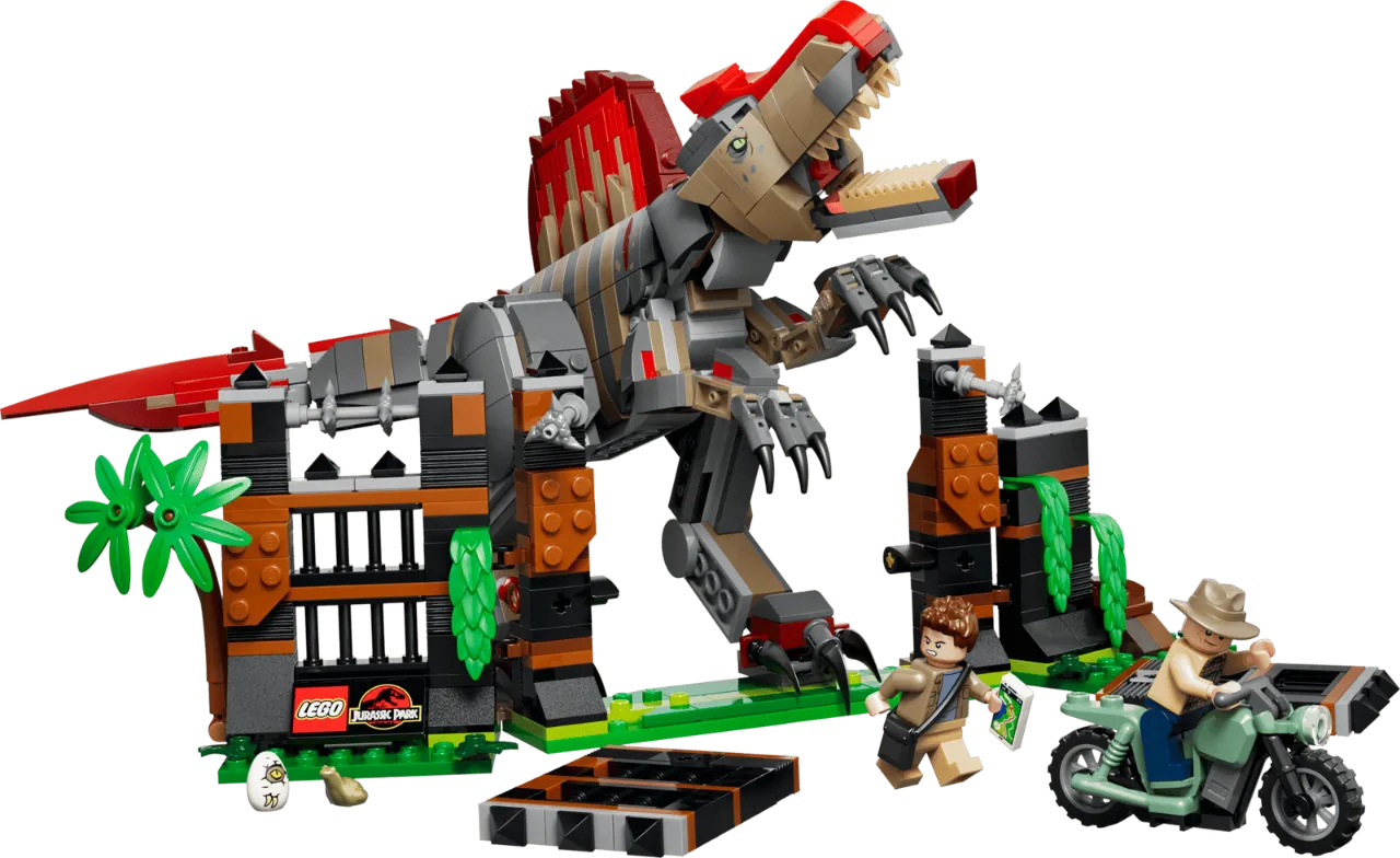 Spinosaurus Dinosaur Escape, Lego Jurassic World Collection 820 Pieces, 77982