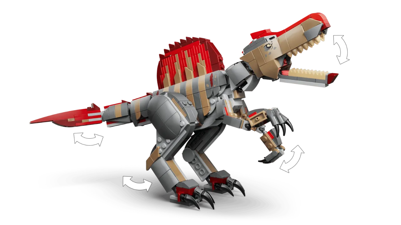 Spinosaurus Dinosaur Escape, Lego Jurassic World Collection 820 Pieces, 77982