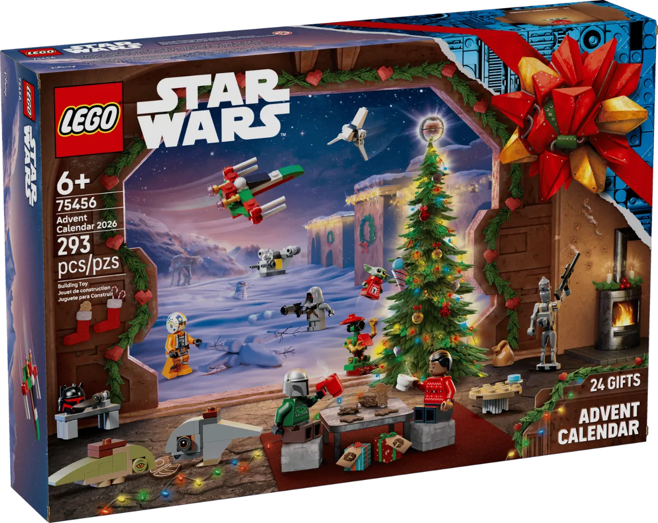 Star Wars Advent Calendar 2026, Lego Star Wars Collection 293 Pieces, 75456