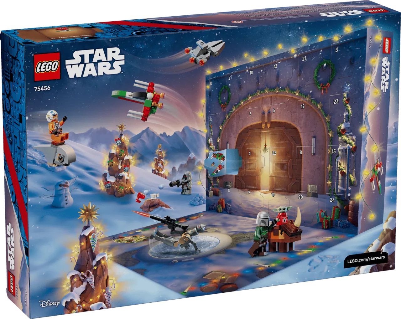 Star Wars Advent Calendar 2026, Lego Star Wars Collection 293 Pieces, 75456