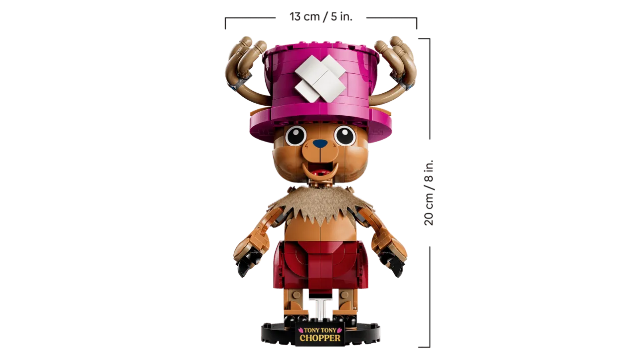 Tony Tony Chopper Buildable Figure, Lego One Piece Collection 577 Pieces, 75643