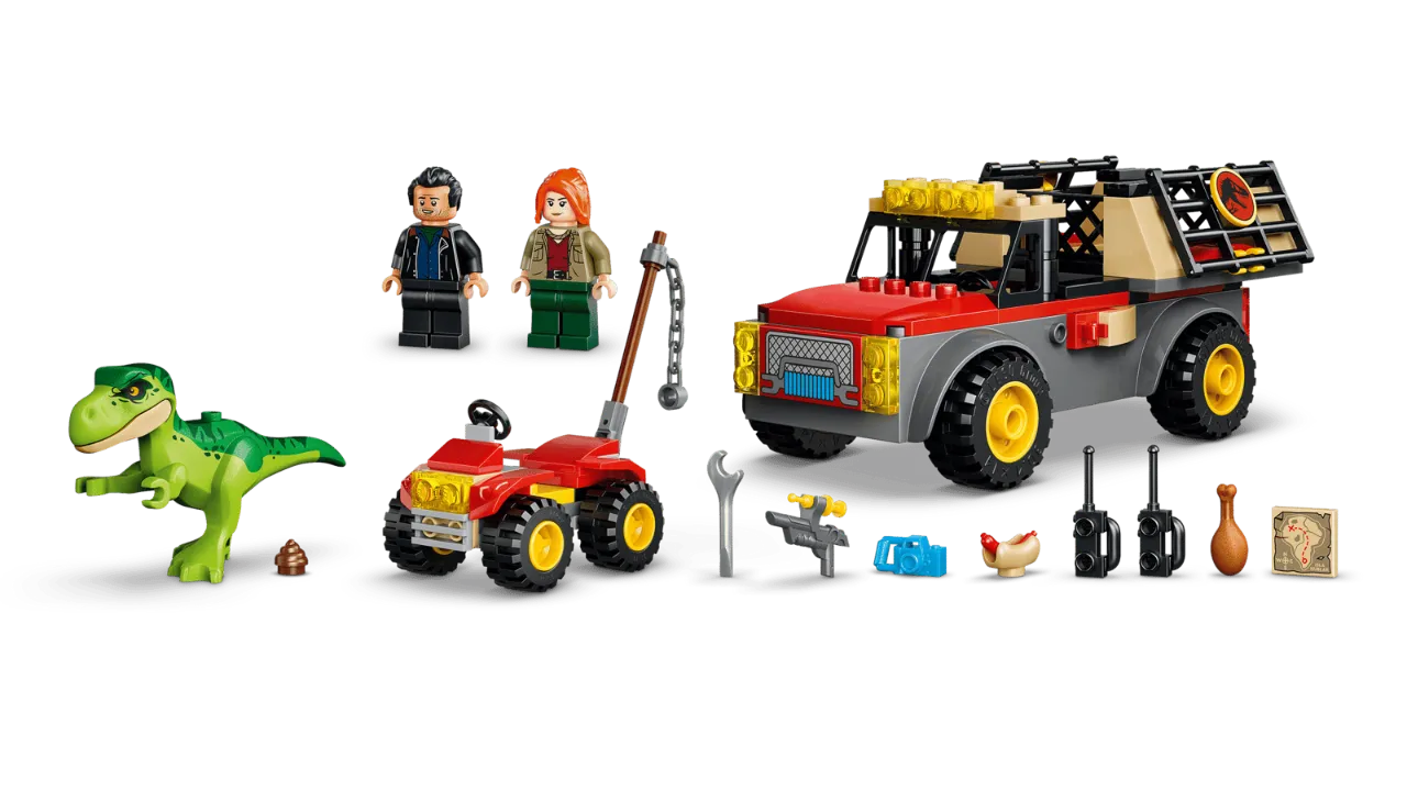Young T. rex Transport Truck, Lego Jurassic World Collection 115 Pieces, 77978