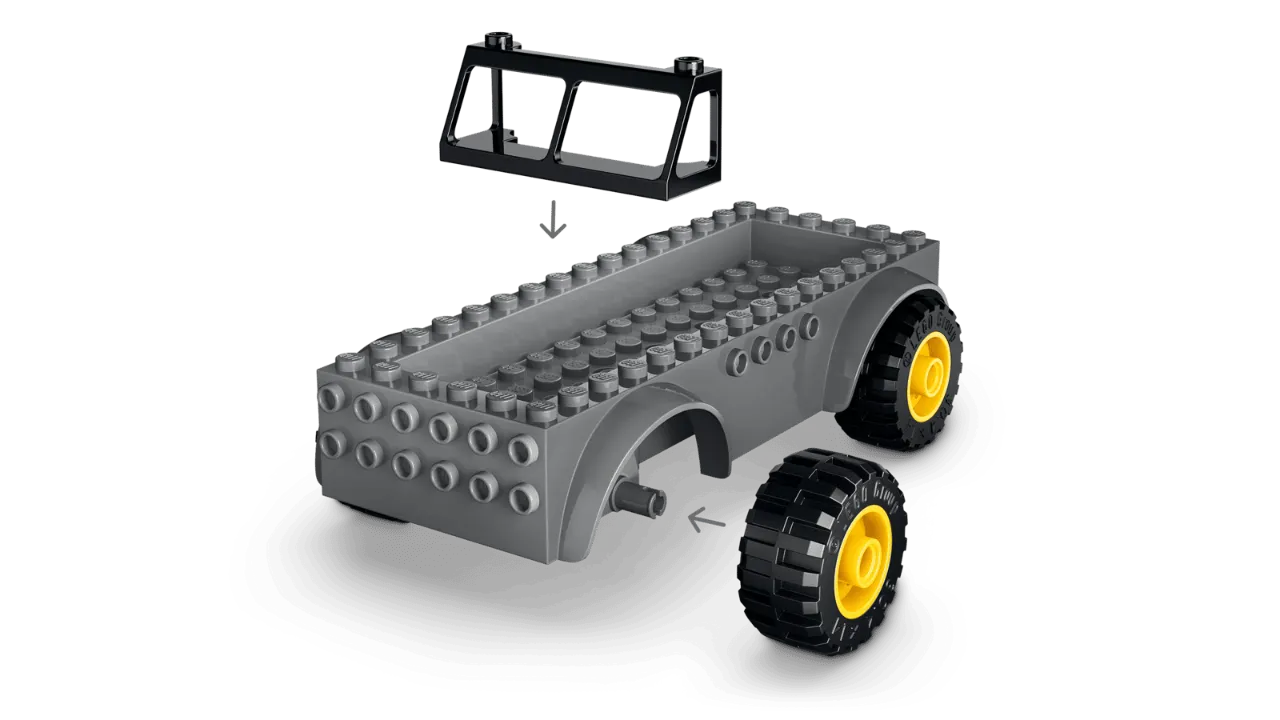 Young T. rex Transport Truck, Lego Jurassic World Collection 115 Pieces, 77978